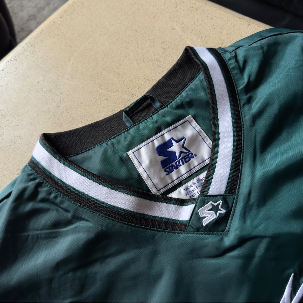 Starter Philadelphia eagles jacket pullover windb… - image 2